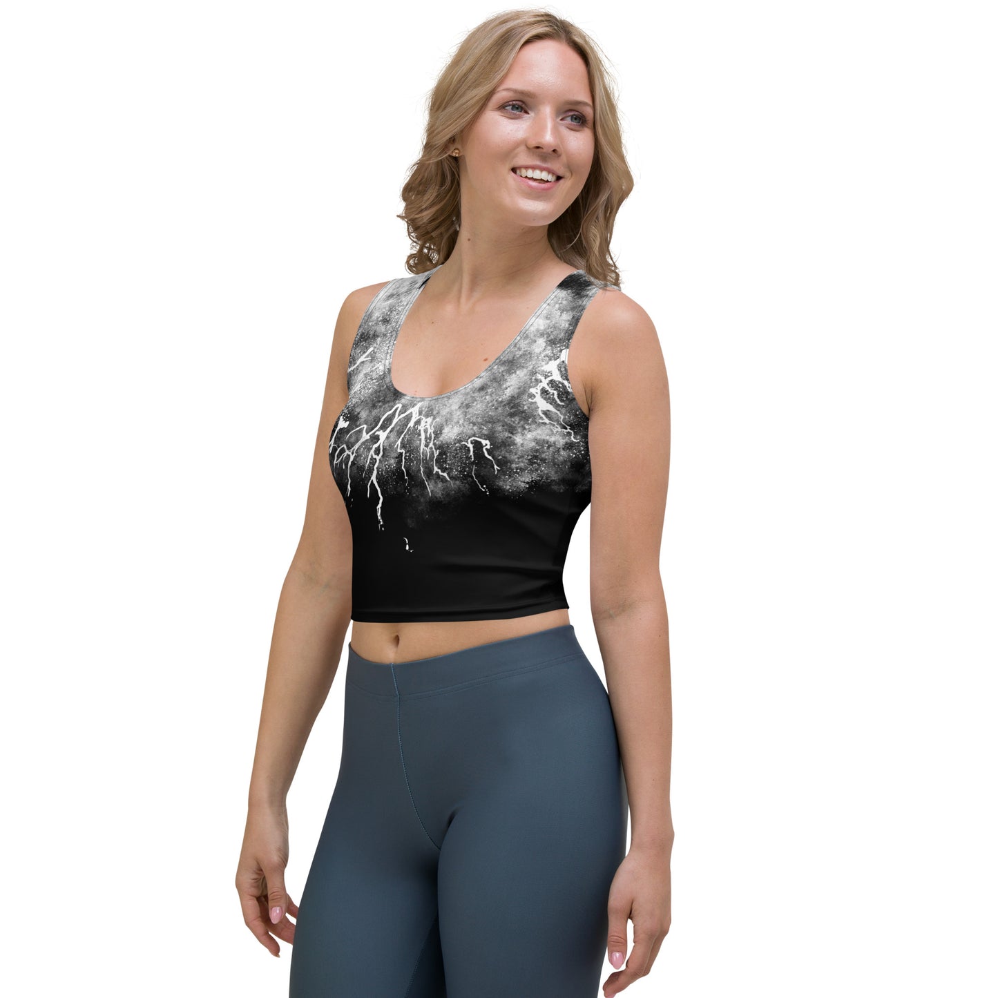 Splattered Crop Top
