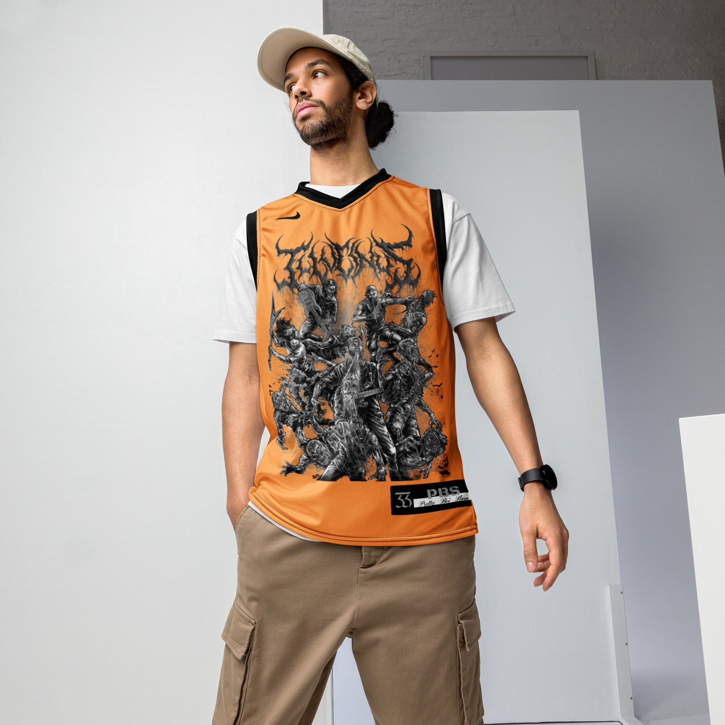 Basketball Jersey, Unisex, Orange