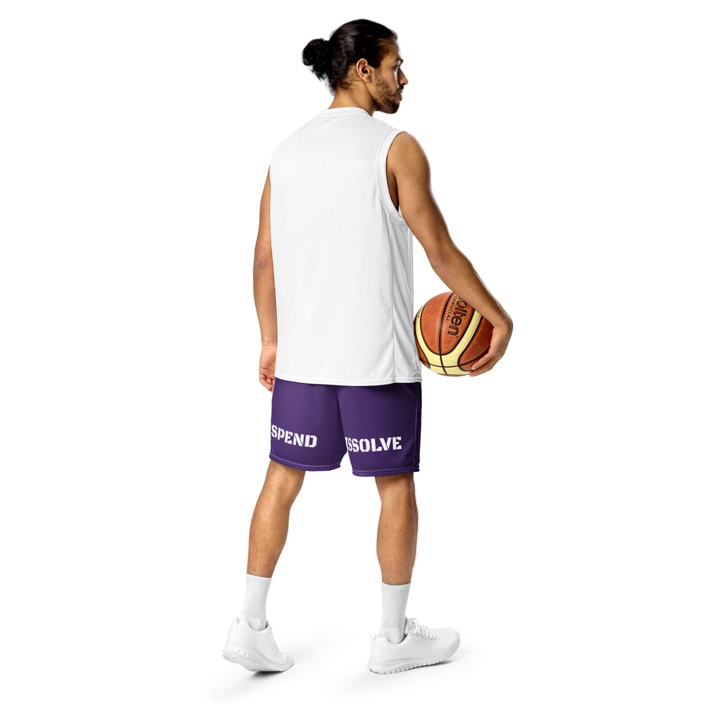 Basketball Shorts, Unisex, Purple