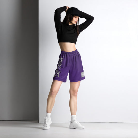 Basketball Shorts, Unisex, Purple