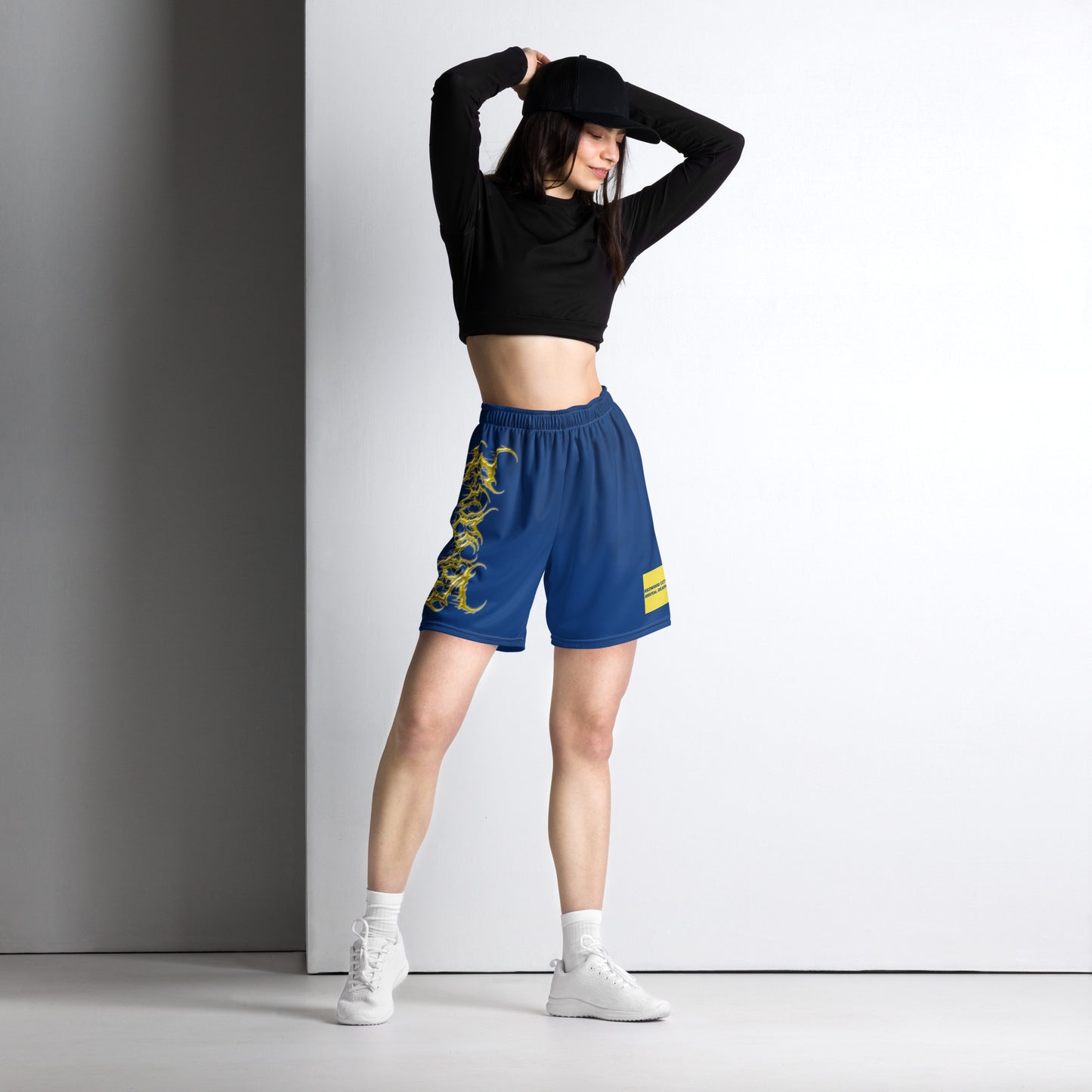 Basketball Shorts, Unisex, Blue