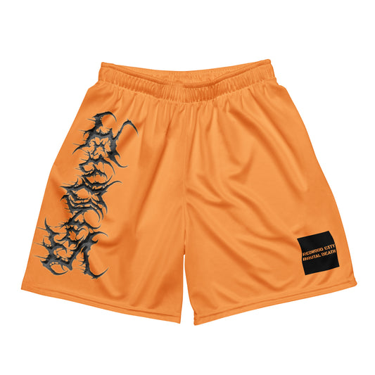 Basketball Shorts, Unisex, Orange