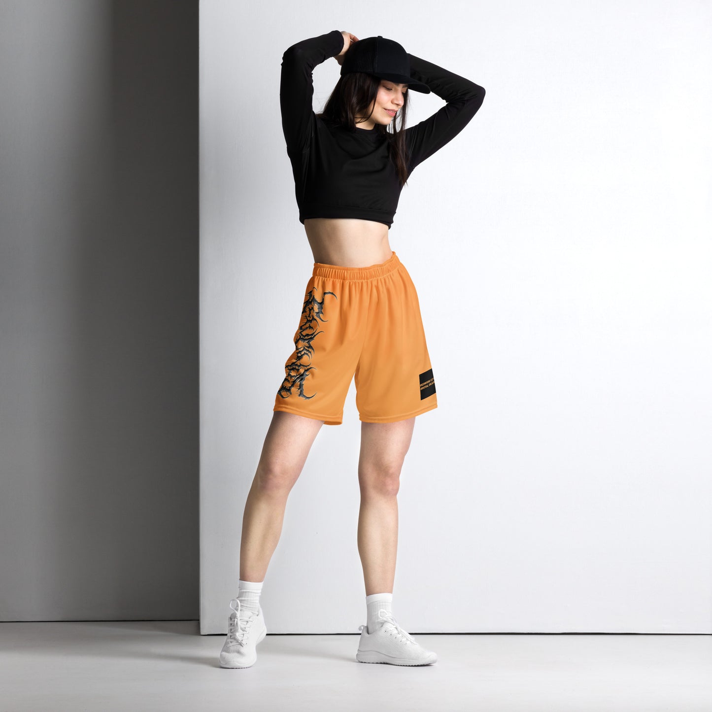 Basketball Shorts, Unisex, Orange