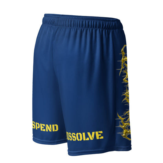 Basketball Shorts, Unisex, Blue
