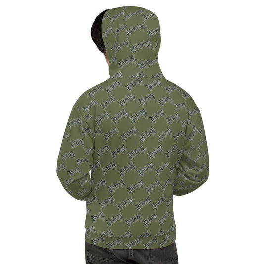 Illusequence Hoodie - Unisex, Green
