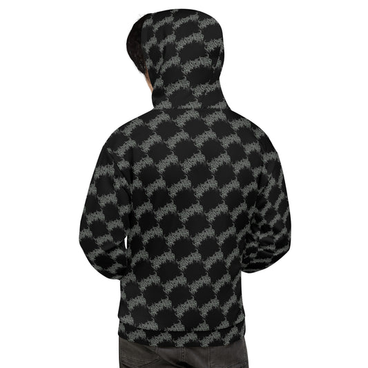 Illusequence Hoodie - Unisex, Black