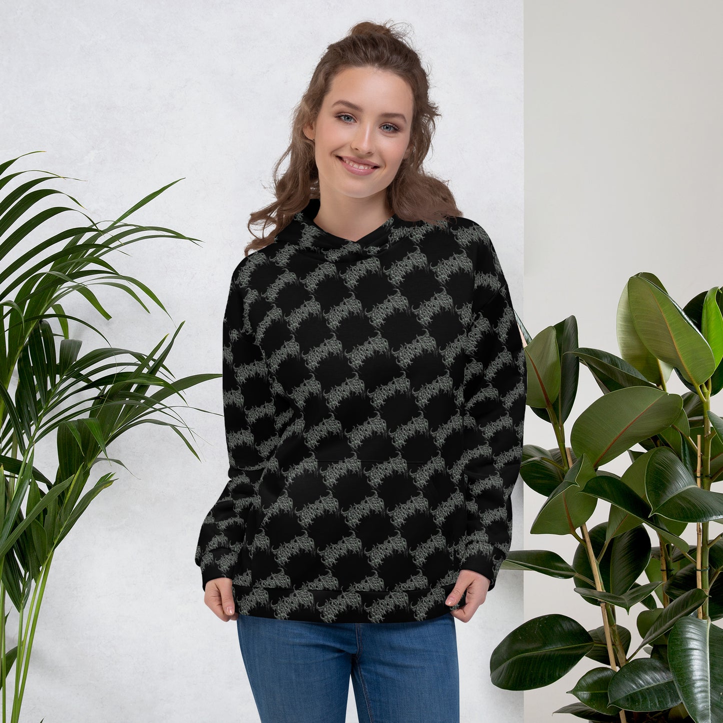 Illusequence Hoodie - Unisex, Black