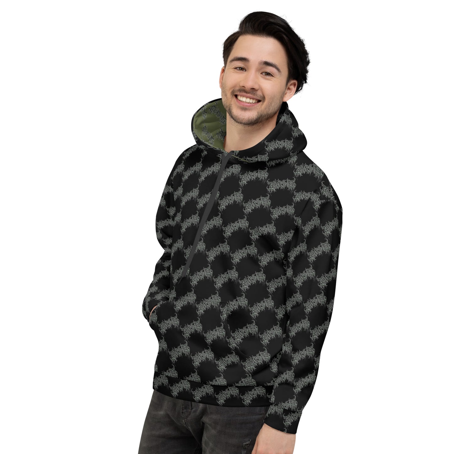 Illusequence Hoodie - Unisex, Black