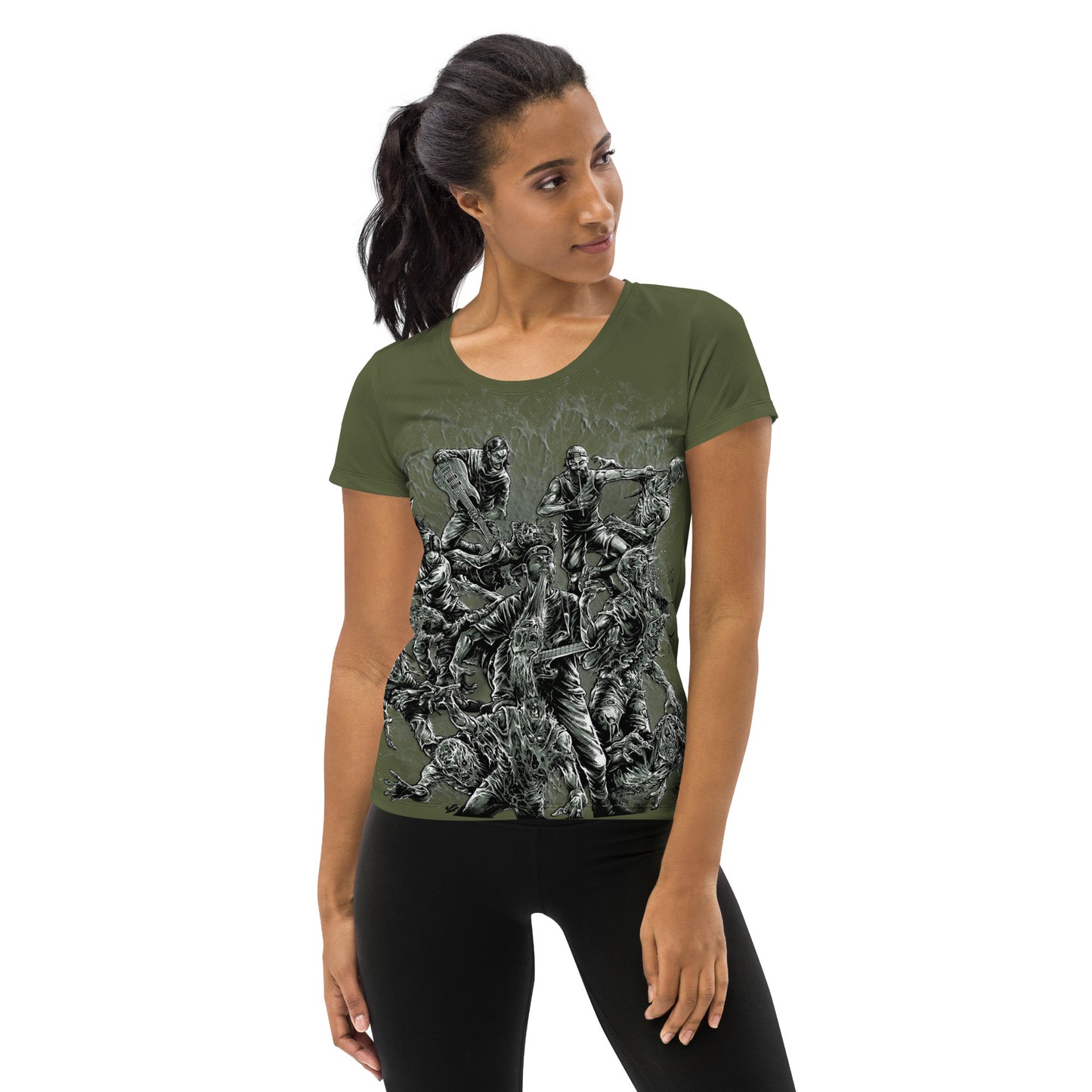 Slime n Scram Athletic Tee - Women's, Green