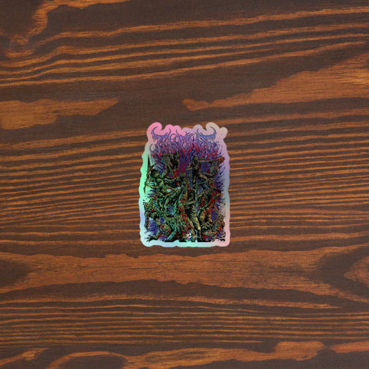 Sticker, Holographic, Die Cut, Slam n Scram