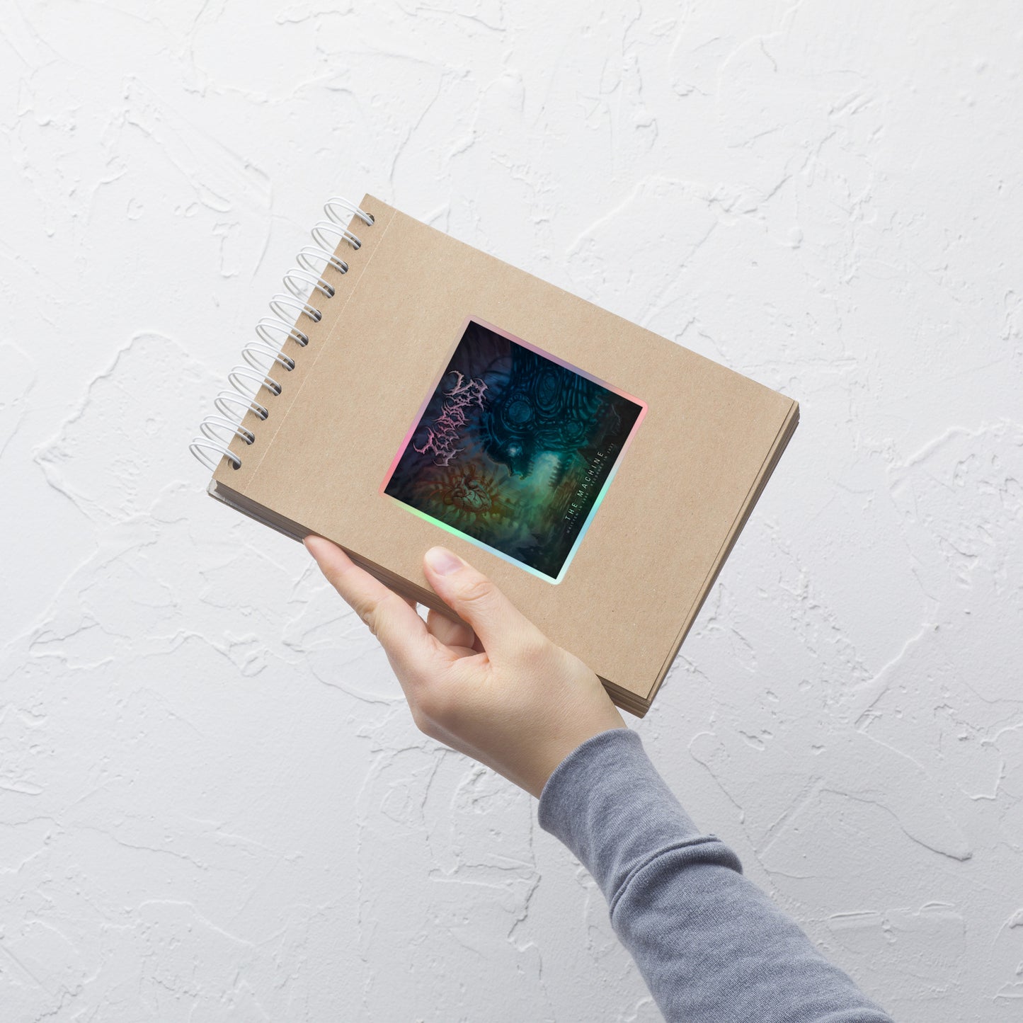 Large Holographic Sticker, Machine Cover
