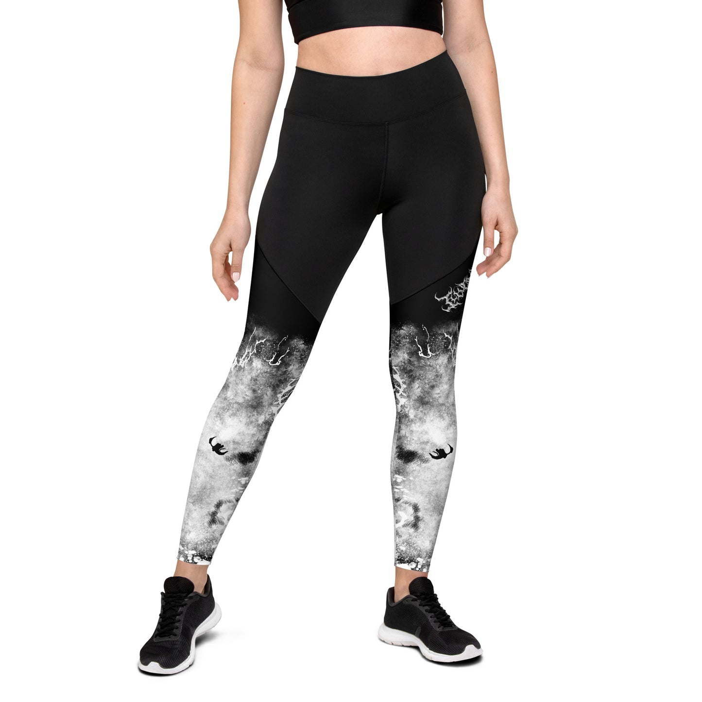 Splattered Spats - Women's, Black