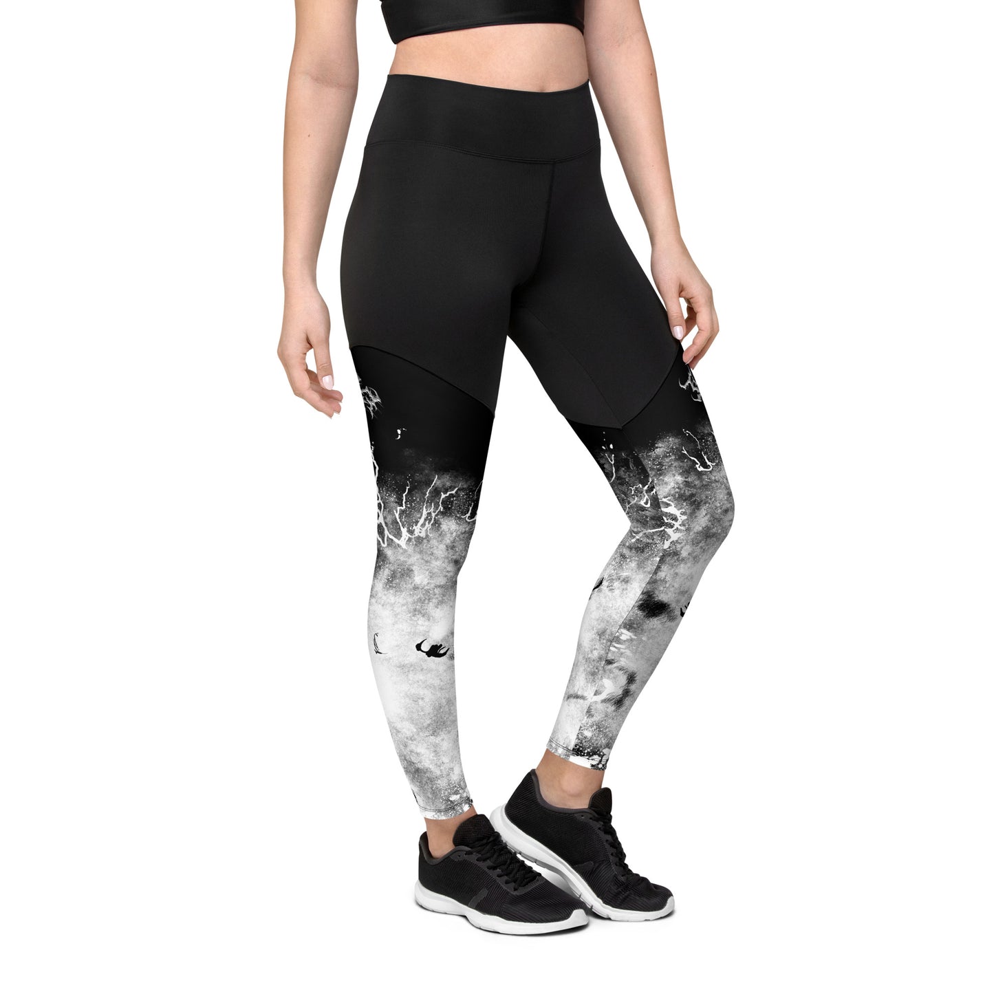 Splattered Spats - Women's, Black