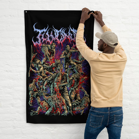 Slam n Scram Wall Flag