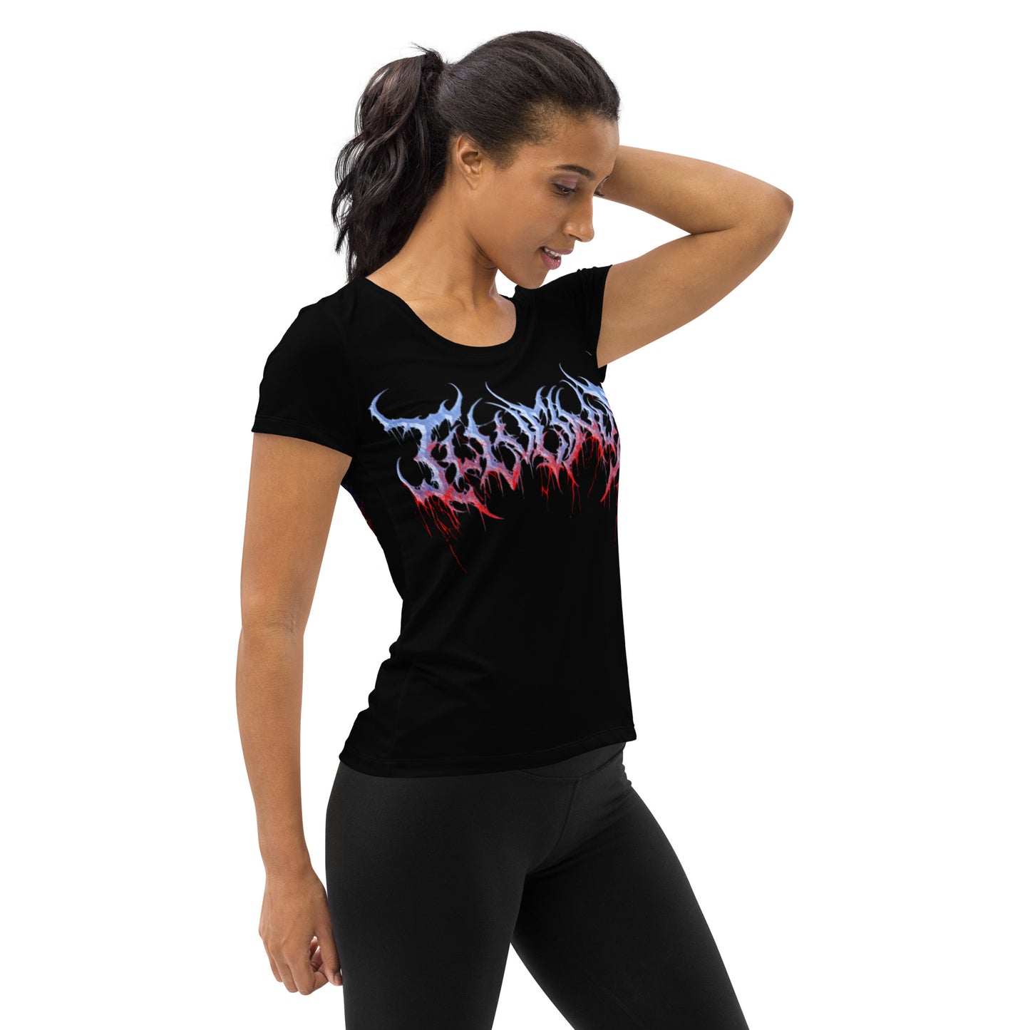 Slam n Scram Women's Athletic Tee, Black