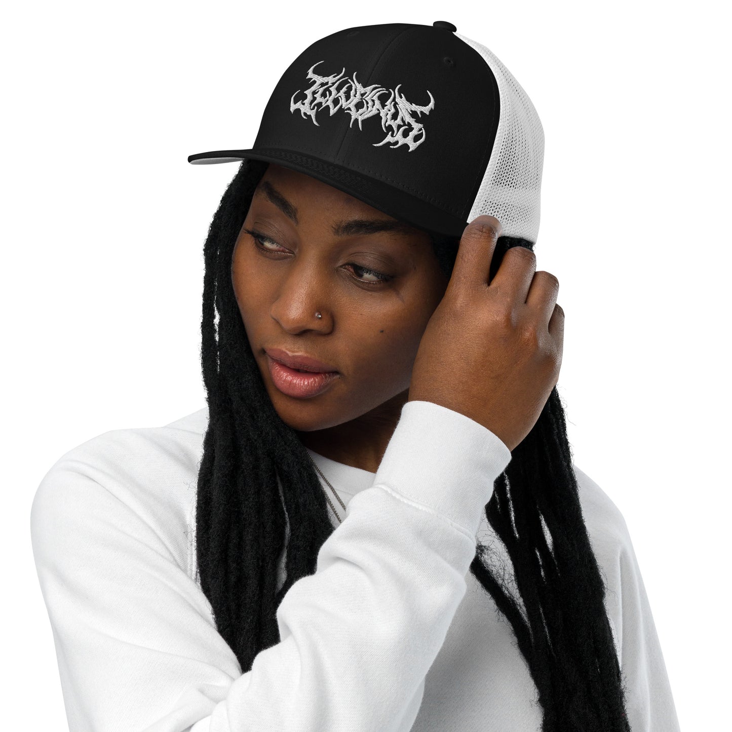 Logo Flexfit Mesh Trucker Hat