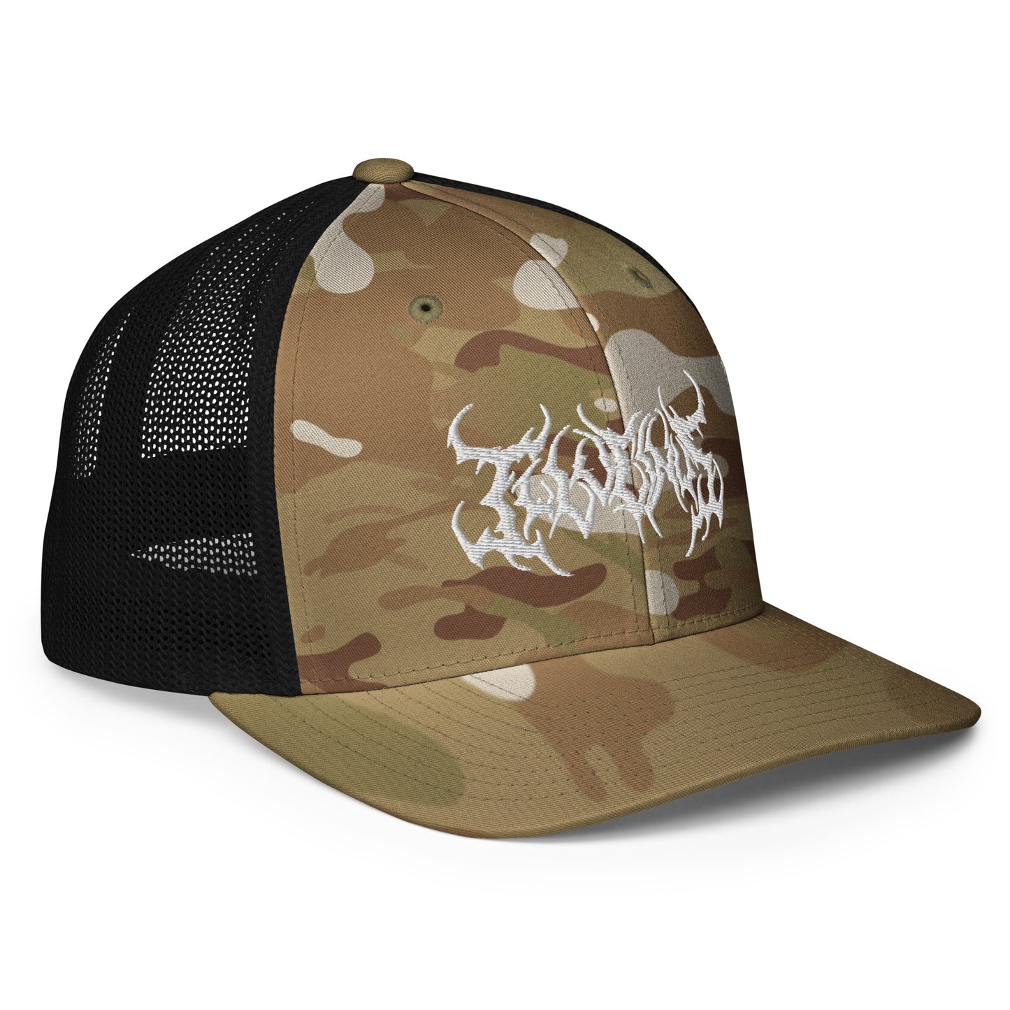Logo Flexfit Mesh Trucker Hat
