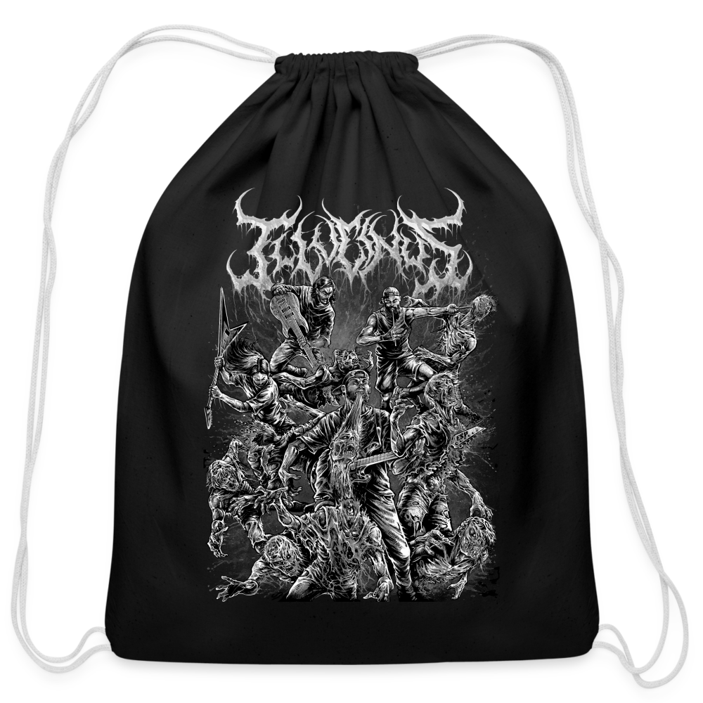 Slam n Scram Drawstring Bag - black