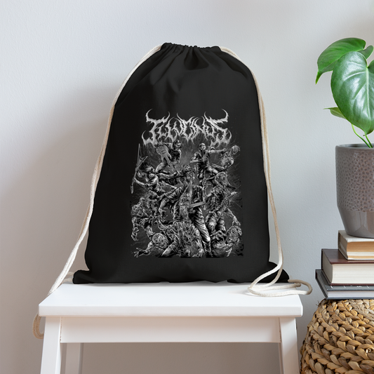 Slam n Scram Drawstring Bag - black