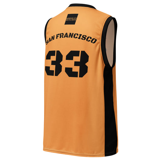 Basketball Jersey, Unisex, Orange