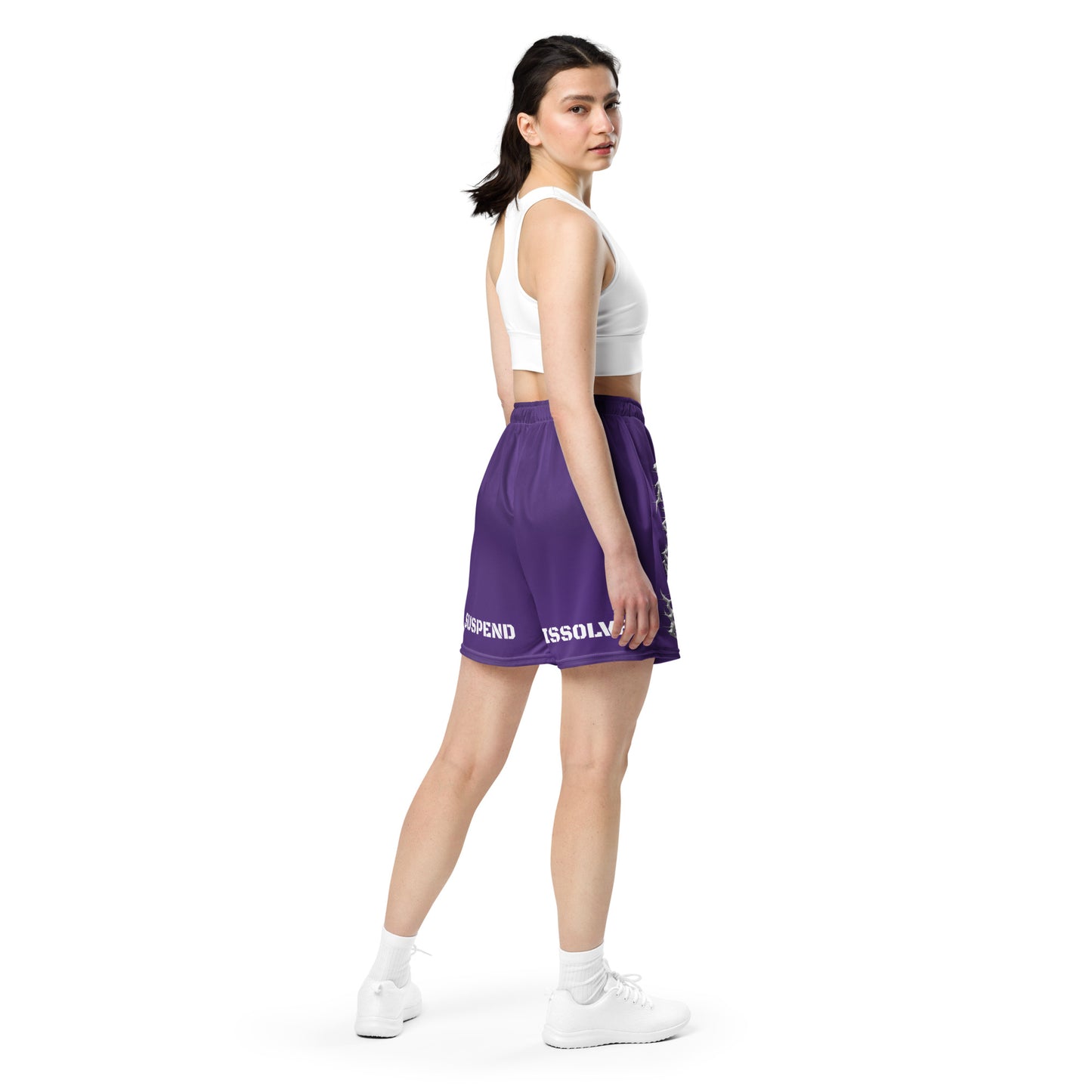 Basketball Shorts, Unisex, Purple