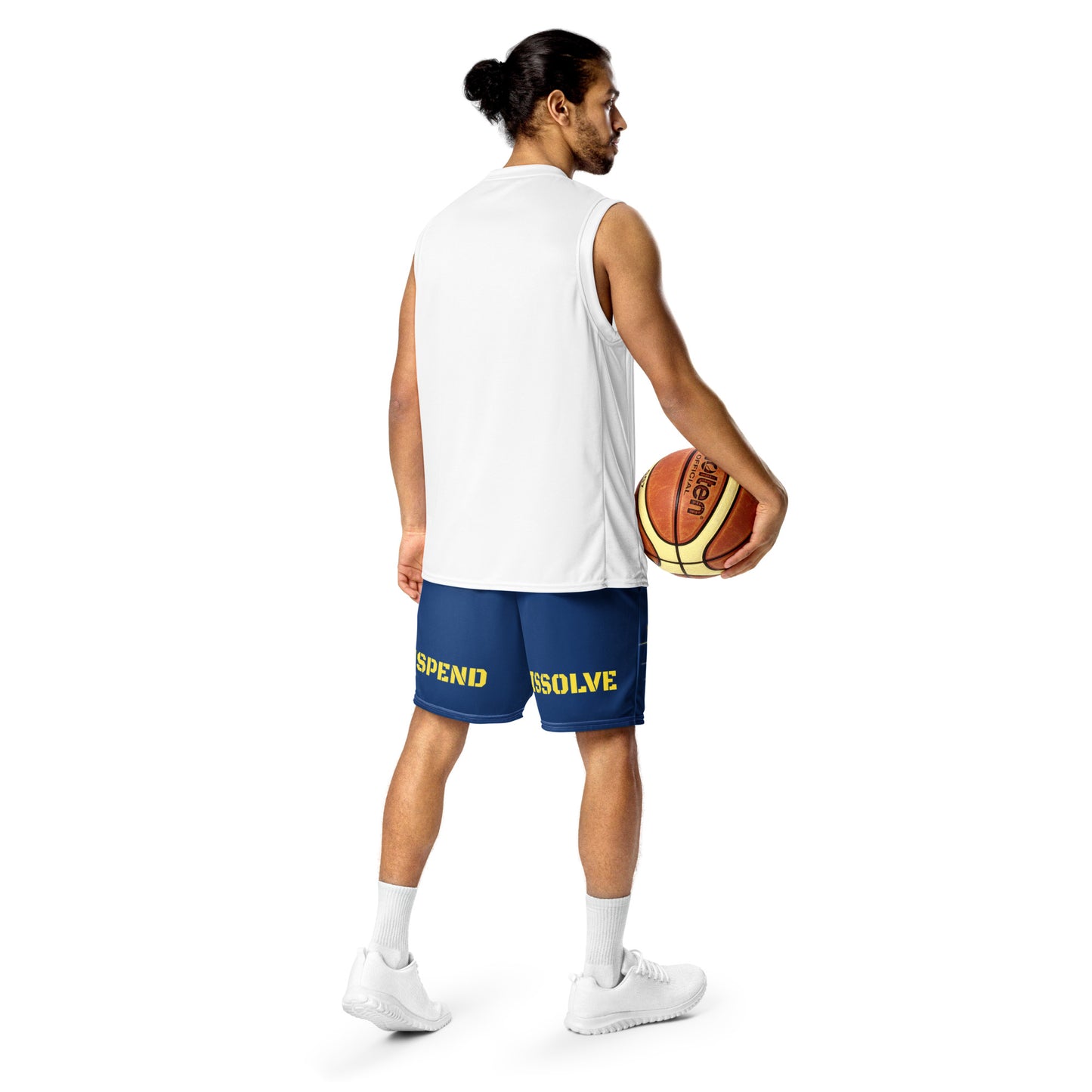 Basketball Shorts, Unisex, Blue