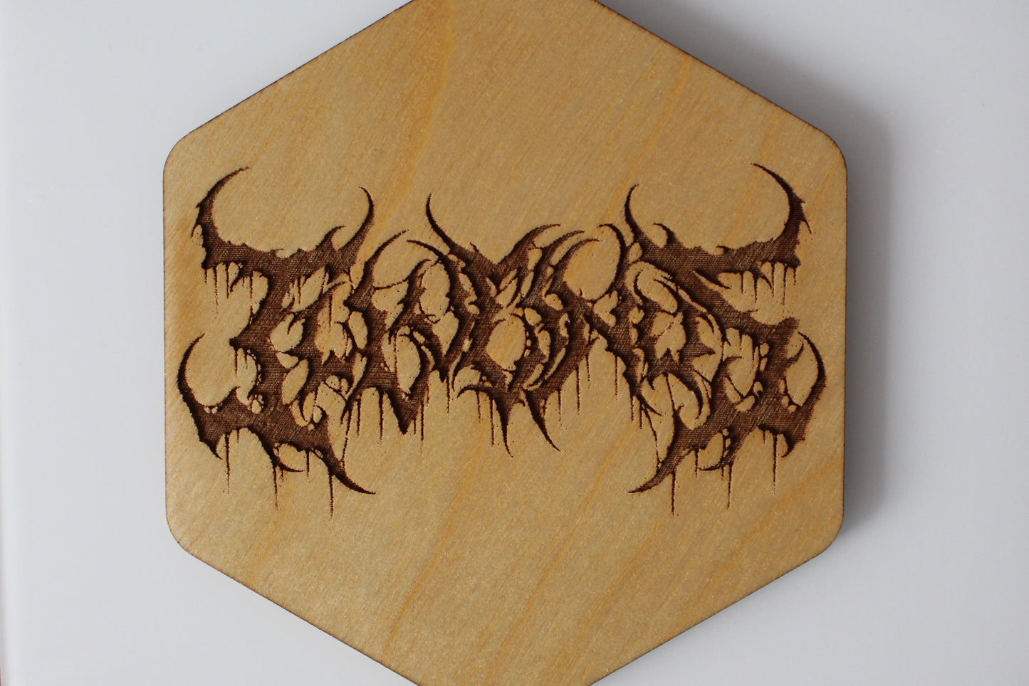 Logo Coasters - Wooden, Hand Finished